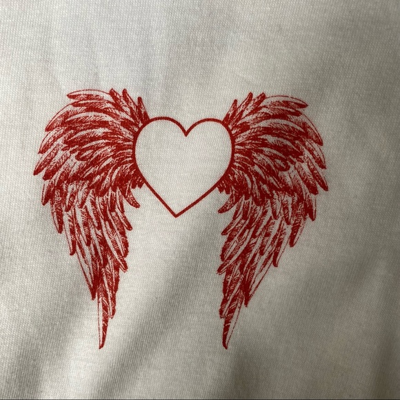 Topshop Heart T-shirt - Picture 3 of 4
